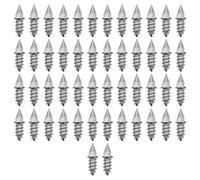 Tiardey 50 Piezas Perno de Neumático de 27 mm de Longitud, Perno de Tornillo Antideslizante, Clavos de Perno de Neumático de Coche Cadenas de Nieve