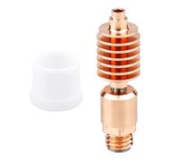 Tiardey Actualización de núcleo cerámico Bimetálico de Alto Flujo Tubo bimetálico Heatbreak Alta Temperatura Compatible con la Impresora 3D Phaetus Dragon Hotend V2