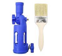 Tiardey Adaptador de Poste de extensión para Rodillo de Pintura, Cepillo de Pintura Giratorio, Soporte para Pinceles para Paredes, bordeadora de Pintura, techos Altos