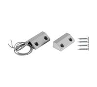 Tiardey Alarma De Interruptor Magnético De Láminas para Contacto De Puerta Enrollable Sensor De Contacto De Puerta Enrollable Interruptor Magnético De Puerta Sensor Magnético De Puerta De Hierro