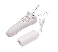 Tiardey ANCLLO POFET Depiladora Facial eléctrica para el Cuerpo, depiladora física, Recortadora de Hilo de algodón, Brazos para Mujeres, axila Facial, Color Blanco