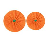 Tiardey Boina de Calabaza a Juego para la Familia para mamá y para mí, Gorro de esquí de Ganchillo para Halloween, Tejido a Mano, para Mujeres y pequeños, en Amarillo, Accesorio Acogedor de Temporada