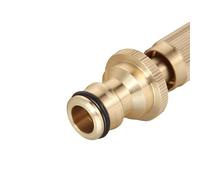 Tiardey Boquilla de Manguera de Jardín con Conector Rápido Boquilla de Tubo de Manguera de Latón para Lavar Coches Regar Flores Limpieza Irrigación