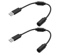 Tiardey Cable USB para volante de carreras (2 unidades), color negro