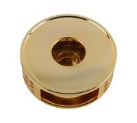 Tiardey Calentador de Tetera de Acero Inoxidable Calentador de té con portavelas Calentador de Velas para Calentar té Café Leche Universal