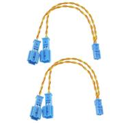 Tiardey Conector de arnés de cableado de Tweeter de Altavoz de 2 Piezas Compatible con X1 X3 X5 F10 F18 F30 F20 E60 E90 E70 Conexión de Altavoz de Audio