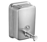 Tiardey Dispensador de jabón de Pared Dispensador de jabón de Manos Dispensador de jabón Manual con pulsador Dispositivo de Limpieza Esencial y Conveniente (500 ml)