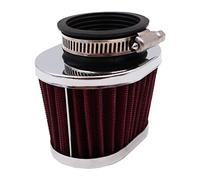 Tiardey Filtro de aire para motocicleta,accesorio de filtro de admisión de filtro de aire de motor de cabeza de hongo redondo cónico universal - 45 mm