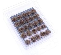 Tiardey Grass Tufts Juego de Mesa de Arena, Kit de Modelo de Terreno, racimo de arbustos, Utilizado para paisajes en Miniatura, Modelos temáticos de Mesa de Arena, Modelo de Paisaje - racimo marchito