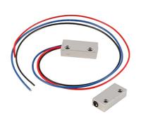 Tiardey Interruptor de láminas para Puerta de persiana Enrollable Interruptor de inducción magnética para Puerta Alarma para Puertas y Ventanas de Metal para Garaje Almacén Industrial
