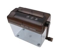 Tiardey Mini trituradora portátil Trituradora Manual Trituradora de Papel Cortada a Mano A6 Documentos de Papel Máquina de Corte Hecha a Mano Herramienta para Office Home School