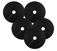 Tiardey - Paquete de 10 Anillos de mantillo de árbol no Tejido de 9.4 Pulgadas, tapete de Barrera de malezas de árbol Reutilizable para protección de raíces de Control de malezas