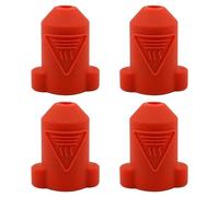 Tiardey Paquete de 4 Calcetines de Silicona K1 MAX compatibles con Impresora 3D K1 K1 MAX, Bloque Calefactor de cerámica, Accesorios de Piezas Hotend (Rojo)