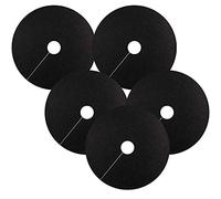 Tiardey - Paquete de 5 Anillos de mantillo de árbol no Tejido de 20.4 Pulgadas - Tapete de Barrera de malezas de árbol Reutilizable para protección de raíces de Control de malezas