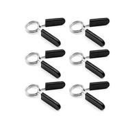 Tiardey Paquete de 6 clips de cuello de resorte de 30 mm con mancuernas para barra de pesas olímpicas para entrenamiento de gimnasio y fitness