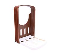 Tiardey Rebanadora de Pan marrón,Accesorios de Cocina, Pan/Hornear, cortadora de Pan de Tostadas de sándwich de Pan Plegable y Ajustable compacta