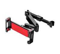 Tiardey Soporte para Reposacabezas de Coche Soporte Giratorio de 360 Grados para Tableta Coche para iPad Pro Air Mini Samsung Tab Teléfonos Dispositivo de 4,7-11" - Rojo