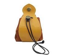 Tiardey Universal Gifts Bag - Bandeja en blanco con cordón y botón Bolsa de almacenamiento de cuero para dados para d&d Dices Jewelry Coin & Small Accessories