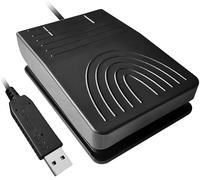 Tiardey USB Pedal de un Solo pie Control de Interruptor óptico Programa de una tecla Computadora Teclado Ratón Juego Acción HID