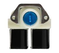 Tiardey Válvula de Entrada de solenoide Doble para Lavadora, CA 220-240 V,frecuencia 50/60 Hz,válvula electromagnética Universal de Dos entradas y una Salida para lavadoras Completamente automáticas
