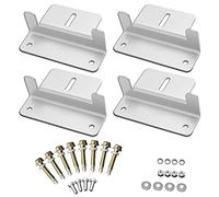Tiardey ZSoportes de aleación de Aluminio,Kits de Soporte de Montaje de Panel Solar para caravanas de Pared de Barco RV, yate y Otra instalación Fuera de la viga