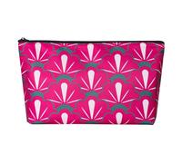 TIASUSAN American Mahjong - Bolsa vacía para azulejos Mah Jongg impresa en rojo (13 x 7 pulgadas, solo estuche)