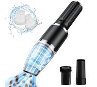 Tiazhan Aspirador de Mano,15000PA Mini Aspirador Portátil Ligero sin Cable,USB Recargable Aspirador Coche,Impermeable y de Bajo Ruido para el Hogar Coche,Alfombra,Oficina,Cocina,Pelo de Mascotas