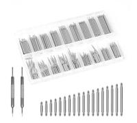 Tibapla 360 Piezas Barras de Resorte de Correa de Reloj 8-25 mm Pines de Reloj de Acero Inoxidable Kit Reparacion Profesional Relojes para Quitar Pasadores de Reloj