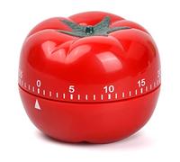Tibapla Timer Cocina, Timer Digital Tomate, Temporizador de Cocina Mecánico, Cuenta Regresiva de 60 Minutos para Aprender/Jugar/Cocinar