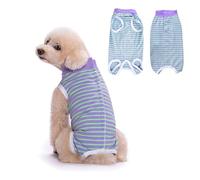 Tibapla Traje de Recuperación para Perros, Body Postoperatorio para Perros, Ropa de Noche Transpirable para Perros, Trajes de Protección de Heridas para Perros Gatos Después de la Cirugía (M)