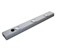 Tibelec 315.340 de iluminación LED de bajo gabinete con 3 Interruptor de Plata Plástico