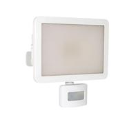Tibelec 350410 Proyector LED extra plana con detector de movimiento aluminio/vidrio 32 W Color blanco