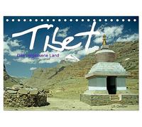 Tibet Das vergessene Land (Tischkalender 2026 DIN A5 quer), CALVENDO Monatskalender: Unendliche Weite und Stille auf dem höchsten Plateau der Welt
