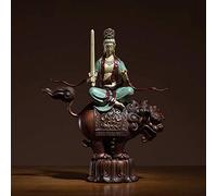 Tibetan Buddha 32.5cm - Manjushri, Lucky Happy Wealth Life Decoration/Copper Crafts/Home Decoration/Living Sala Decoration