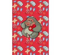 Tibetan Macaque Funny Valentine's day Art sketch book for nurse, tibetan macaque notebook wildlife Monkey nurse themed , Chinese Monkey: Valentine's ... Nurse Valentine's day x Tibetan Macaque