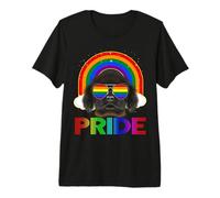 Tibetan Mastiff Dog LGBT Rainbow Gay Lesbian LGBT Pride Camiseta Premium
