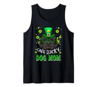 Tibetan Mastiff One Lucky Dog Mom Dogs St Patricks Day Camiseta sin Mangas