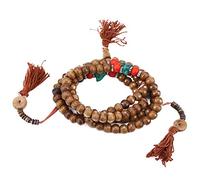 Tibetan Rosary 108, Mala Tibetain Mala Budista Beads Prayer Buddha Buddhist Stretch Bracelet