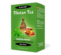 Tibetan Tea Infusión de Hierbas - Sabor Menta 84 bolsitas. Té Verde Tibetano, Escaramujo, Laurel, Tila, Menta Poleo y Hierba Luisa