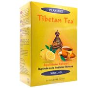 Tibetan Tea Sabor Limón 84 Bolsitas - Infusión Detox y Digestiva con Té Verde, Escaramujo y Laurel - Favorece la Regularidad Intestinal, el Control de Peso y Reduce la Hinchazón