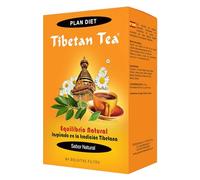 Tibetan Tea Sabor Natural Infusión de Hierbas - 84 bolsitas. Té Verde Tibetano, Hibisco, Hinojo, Anís, Boldo, Regaliz, Melisa, Manzanilla, diente de león, Menta.