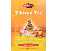 Tibetan Tea Sabor Natural - Infusión de Hierbas - 90 bolsitas. Té Verde Tibetano, Escaramujo, Laurel, Tila, Menta Poleo y Hierba Luisa