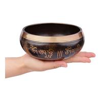 Tibetano Canting Bowl Juego de Sonido de Metal Hecho a Mano Meditación Meditation Chakra Healing Yoga (4.5 pulgadas)