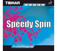 Tibhar Goma de Spin Speedy, Opciones 1,0 mm, de Color Rojo