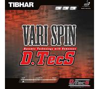 Tibhar Pastilla Vari Spin D.Tec.S., rojo, 2,0 mm