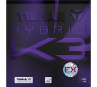 Tibhar Revestimiento híbrido K3 FX, color 2,3 mm, rojo