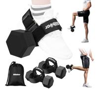 Tibialis - Cinturón de entrenamiento para ejercicios de síndrome de espinillas, fijación de pie ajustable para flexiones de cadera, correa de tobillo, alivia el dolor de piernas, aumenta el rango de