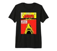 Tiburón 50 Aniversario Terror Amity Island Camiseta Premium