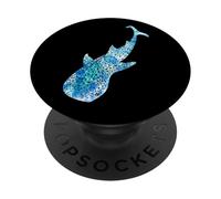 Tiburón Ballena Azul océano Amante del mar PopSockets PopGrip Adhesivo