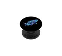 Tiburón Ballena Colorido Acuarela Buceador PopSockets PopGrip Adhesivo
